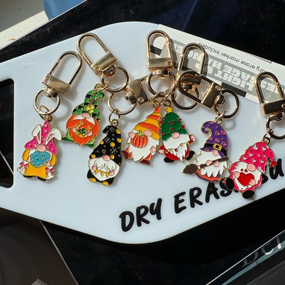 Accessories - Whimsical Gnome Keychain Set